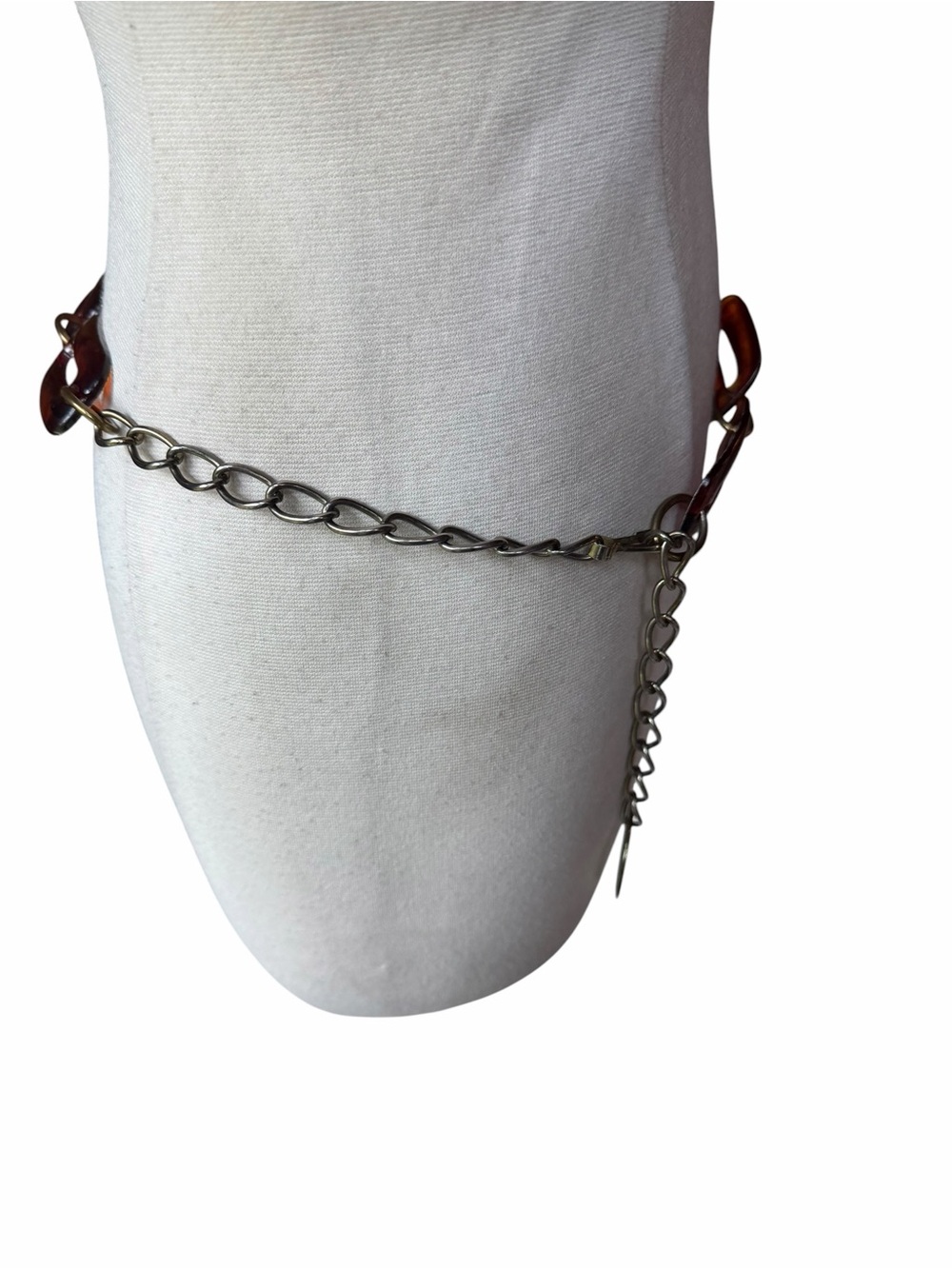 1960s/70s MCM Amber Lucite Chain Belt - Picture 4 of 4